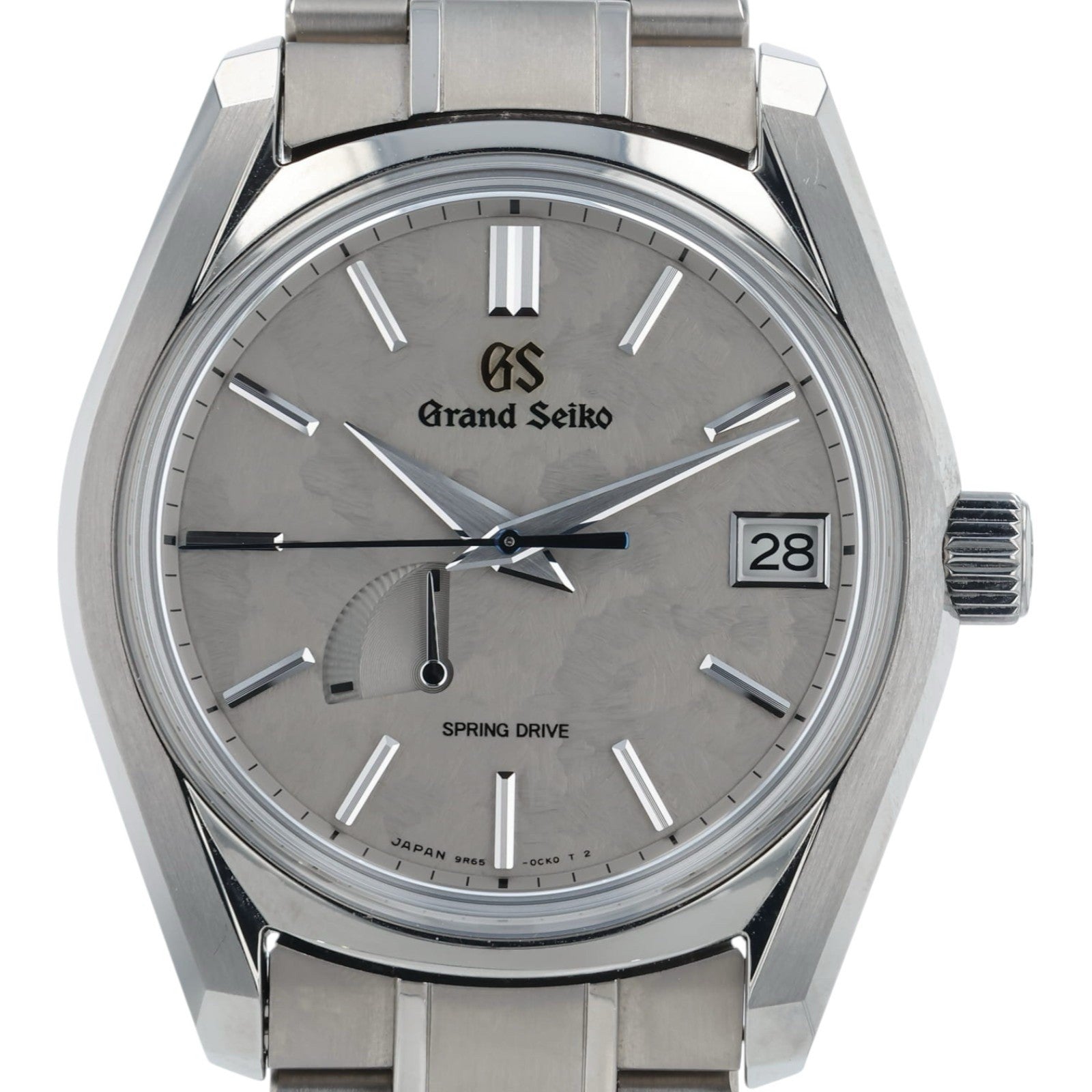 Grand Seiko Winter Grey Dial Titanium 40mm Automatic Movement Mens Watch SBG415
