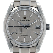Grand Seiko Winter Grey Dial Titanium 40mm Automatic Movement Mens Watch SBG415