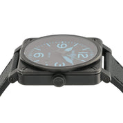 Bell & Ross BR03 Black Dial Stainless Steel 42mm Automatic Mens Watch BR03-92