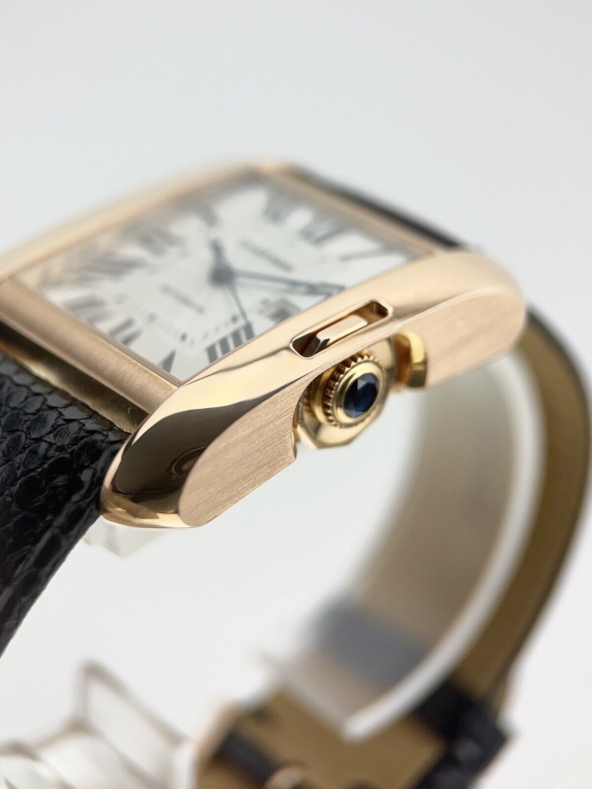 Cartier Tank Anglaise 18k Rose Gold 30mm Automatic Unisex Watch W5310005