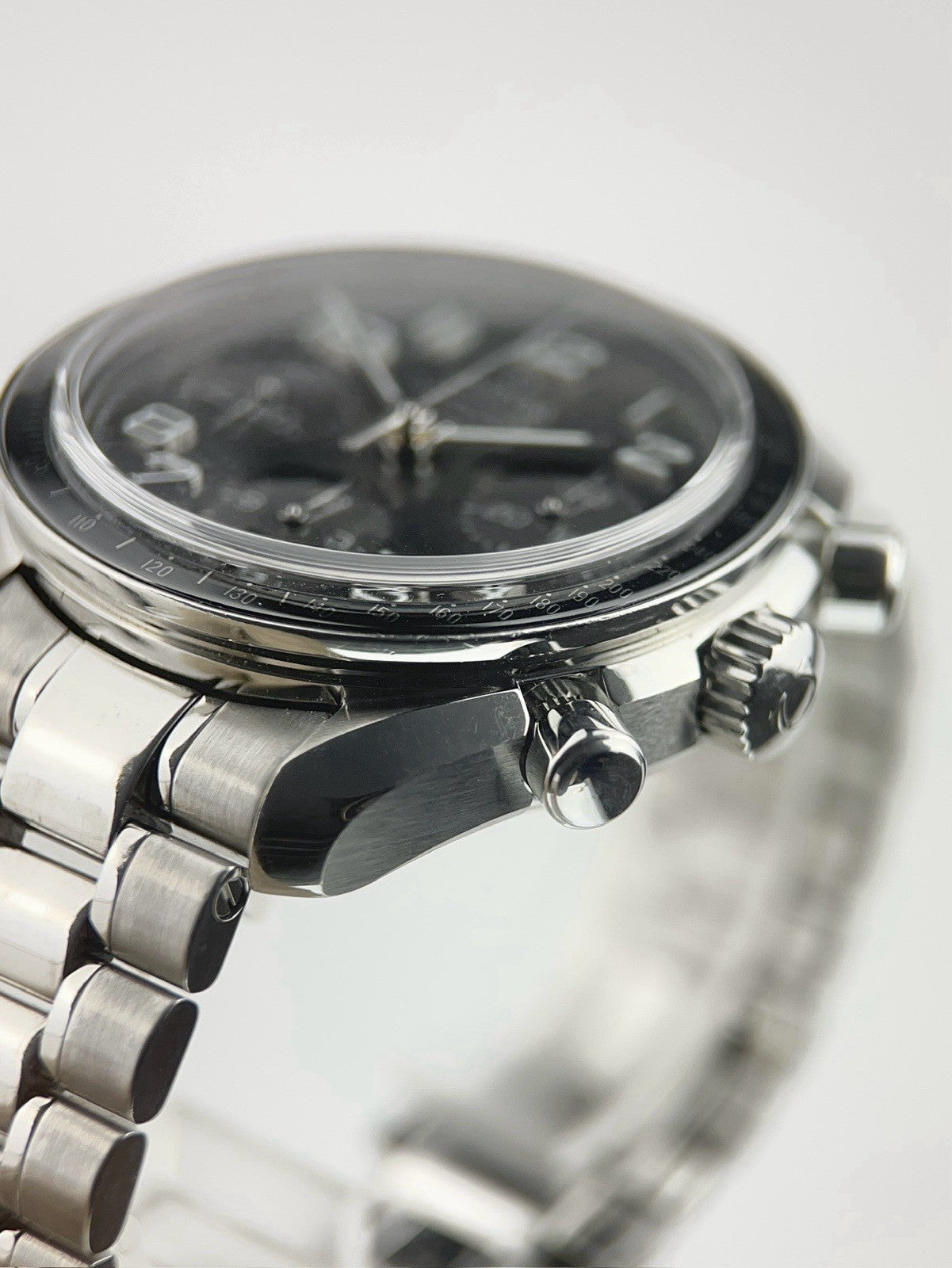 Omega Speedmaster Steel Grey Dial 38mm Automatic Mens Watch 324.30.38.40.06.001