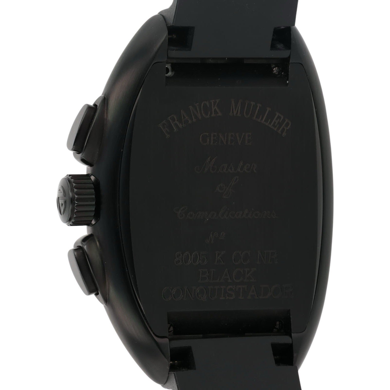 Franck Muller Conquistador Steel Black Dial 40x34mm Automatic Mens 8005 K CC NE