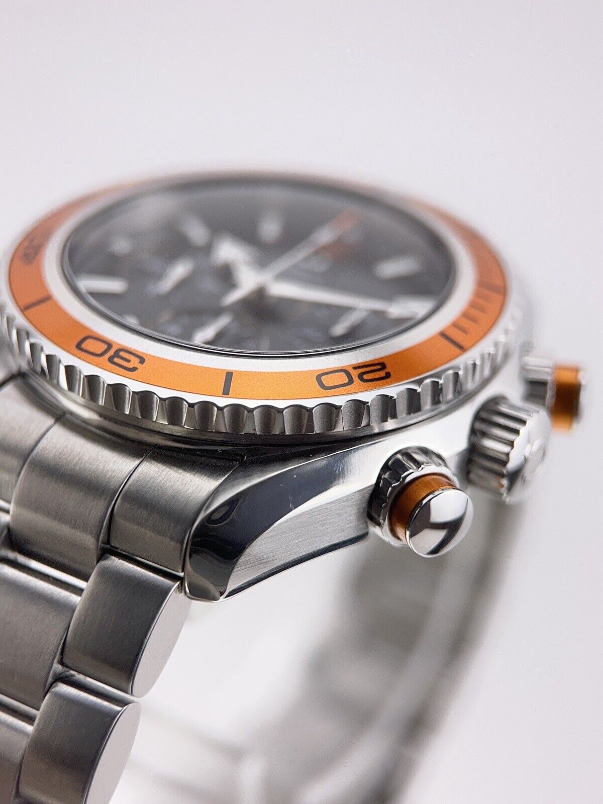 Omega Seamaster Planet Ocean Steel Orange 38mm Automatic Unisex Watch