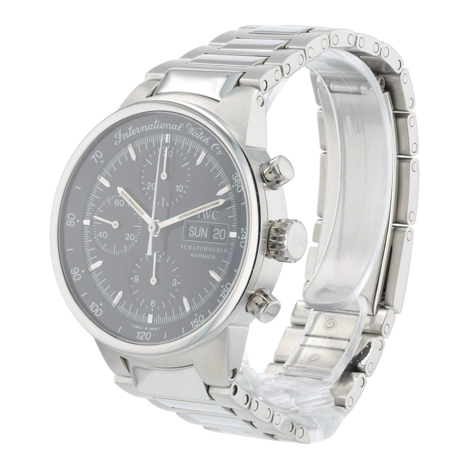 IWC GST Black Dial Stainless Steel 40mm Automatic Movement Men’s Watch IW370708