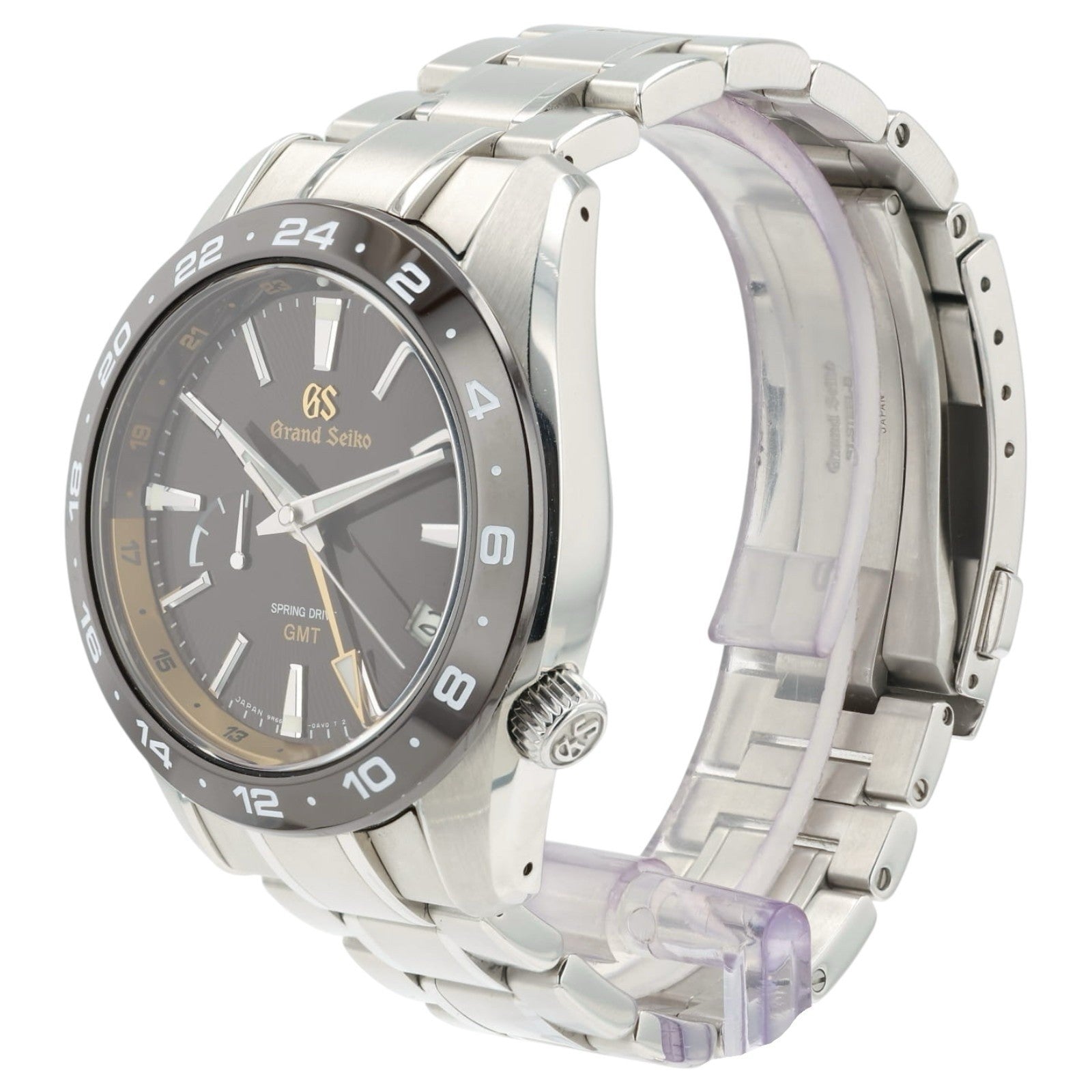 Grand Seiko Eagle Brown Dial Stainless Steel 40.5mm Automatic Mens Watch SBGE263