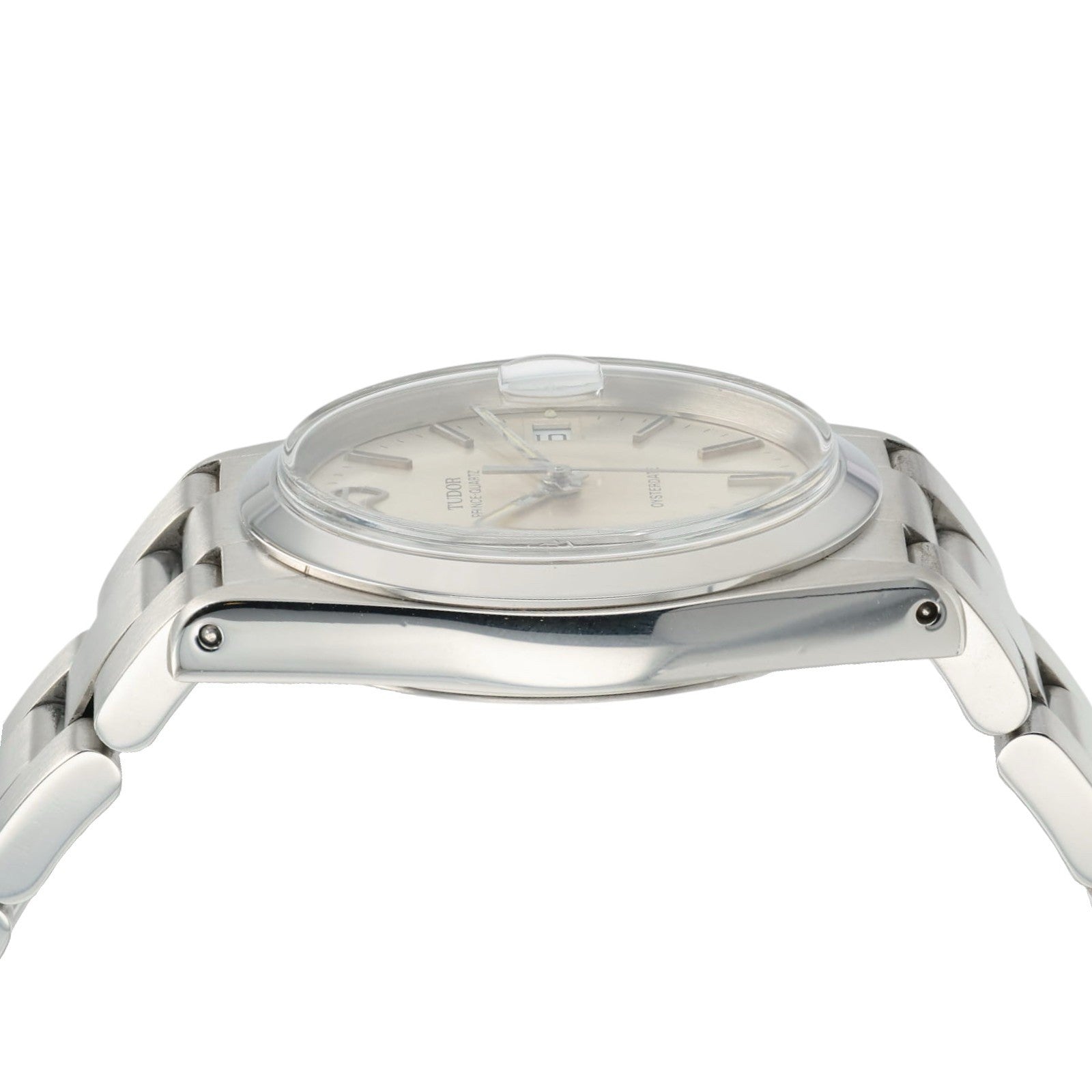 Tudor Prince-Quartz Date Silver Dial Steel 34mm Quartz Men’s Watch 91500