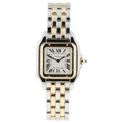 Cartier Panthere Silver Dial Gold & Steel 23x30mm Quartz Women’s Watch W2PN0018