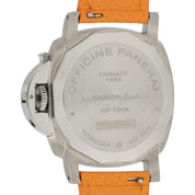 Panerai Luminor Blue Dial Titanium 38mm Automatic Movement Mens Watch PAM00926