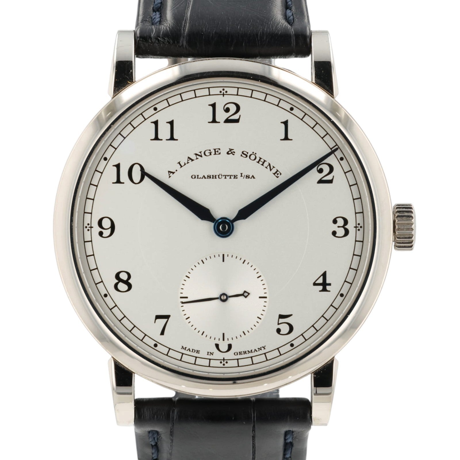 A Lange and Sohne 1815 White Dial 18k White Gold 38mm Manual Mens Watch 235.026