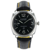 Panerai Radiomir Black Dial Stainless Steel 45mm Manual Wind Mens Watch PAM00380