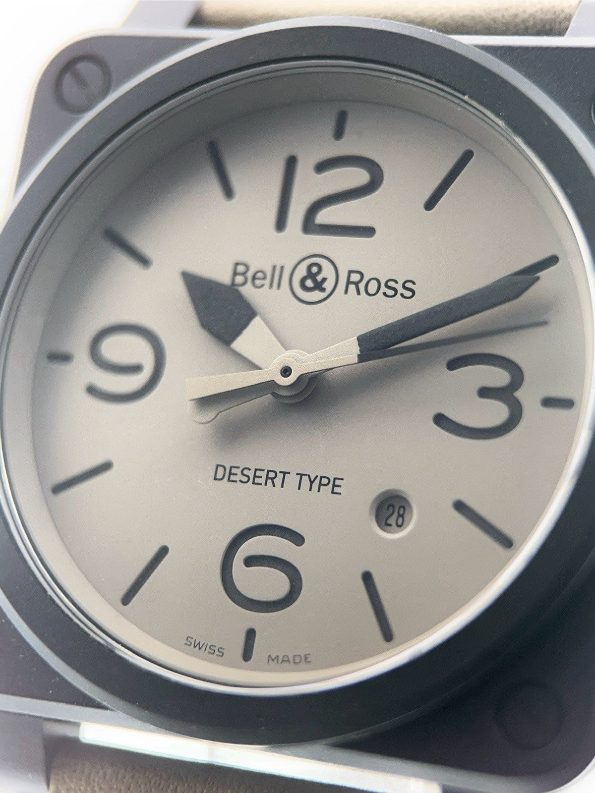 Bell & Ross Desert Ceramic Brown Dial 42mm Automatic Men’s Watch BR03-92