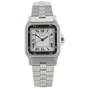 Cartier Santos Stainless Steel White Dial 29x41mm Automatic Unisex Watch 2960