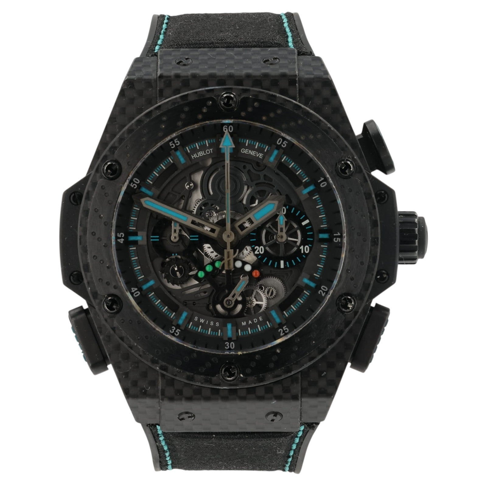 Hublot King Power F1 Black Dial Carbon 48mm Automatic Men's 719.QM.1729.NR.FAD11