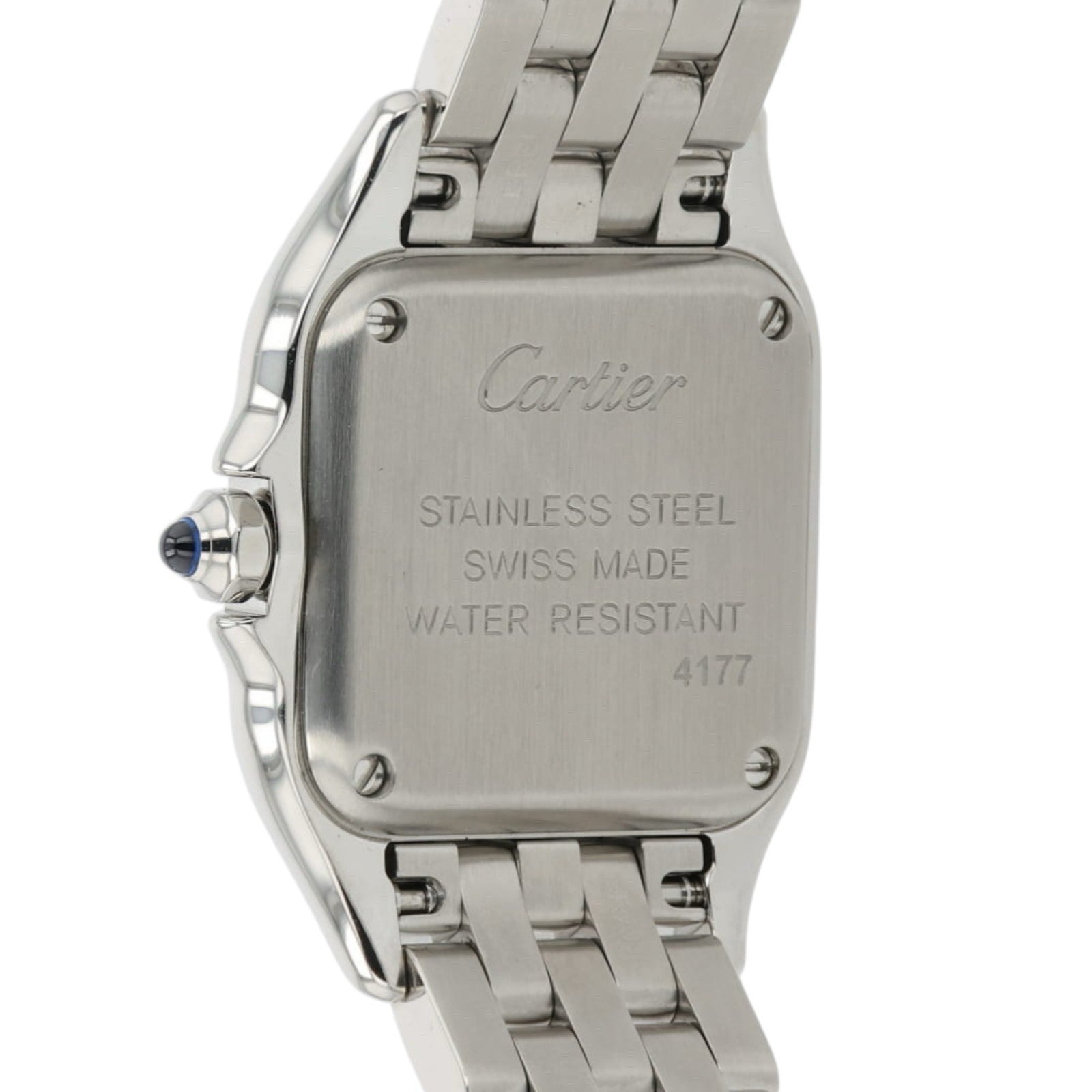 Cartier Panthere Silver Dial Stainless Steel 22mm Quartz Women's Watch WSPN0006