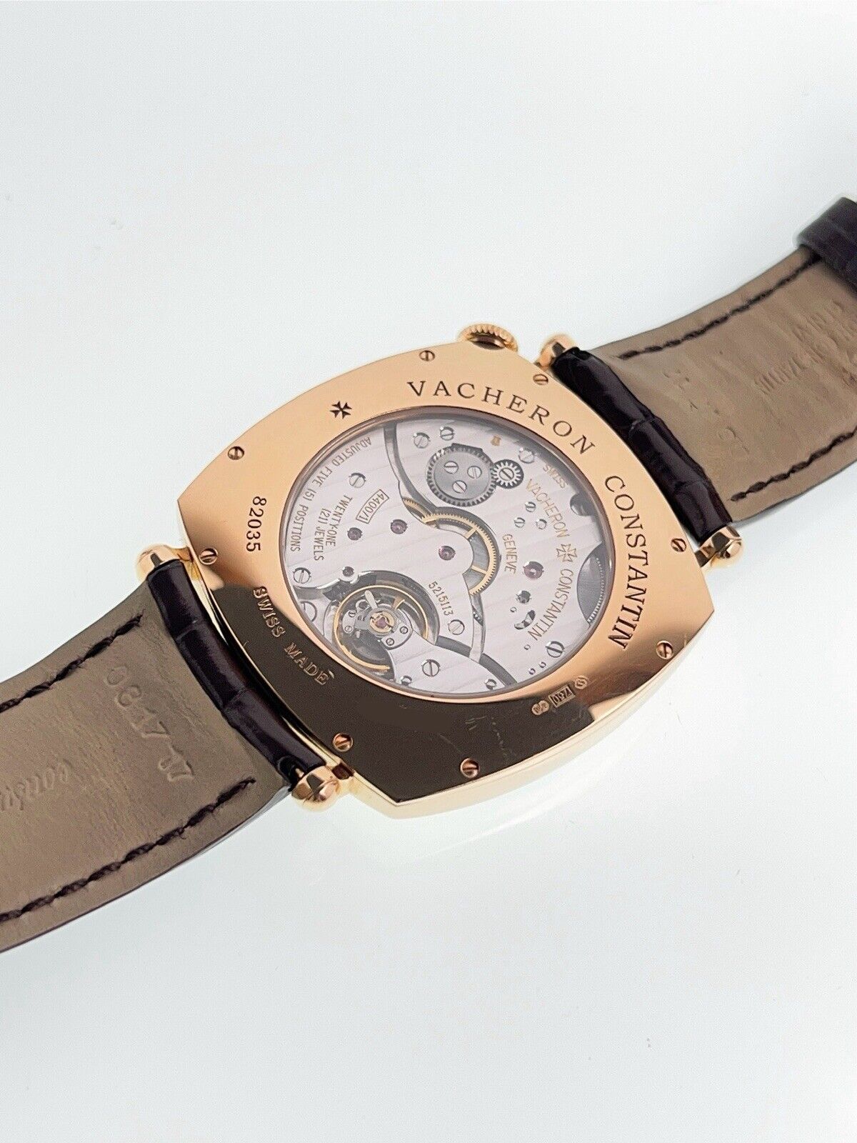 Vacheron Constantin Historiques 1921 18k Rose Gold Manual Wind Men’s Watch 82035