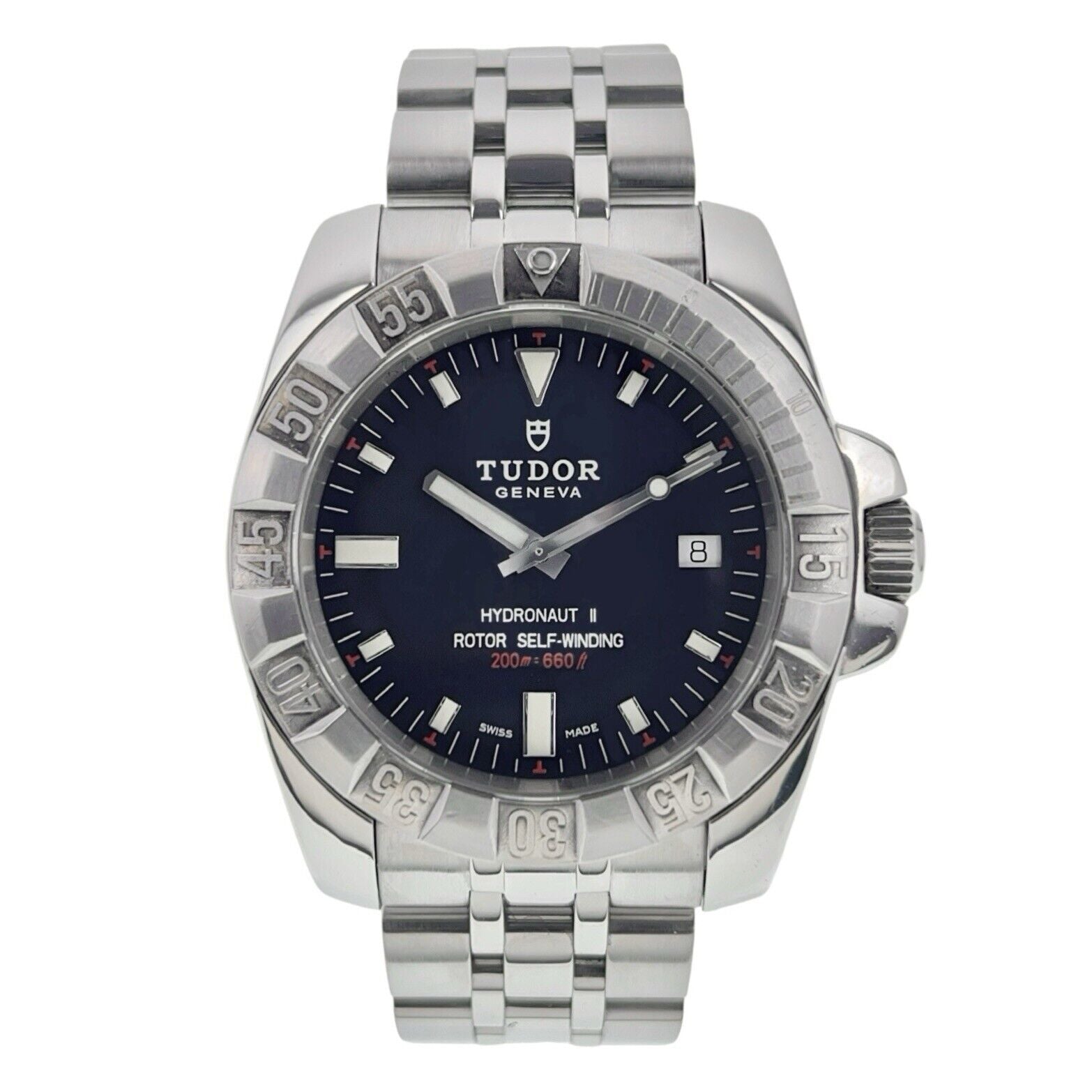 Tudor Hydronaut II Stainless Steel Black Dial 40mm Automatic Men’s Watch 20040