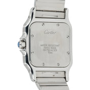 Cartier Santos Galbee Anthracite Dial Gold & Steel 29mm Quartz Men’s Watch 1566