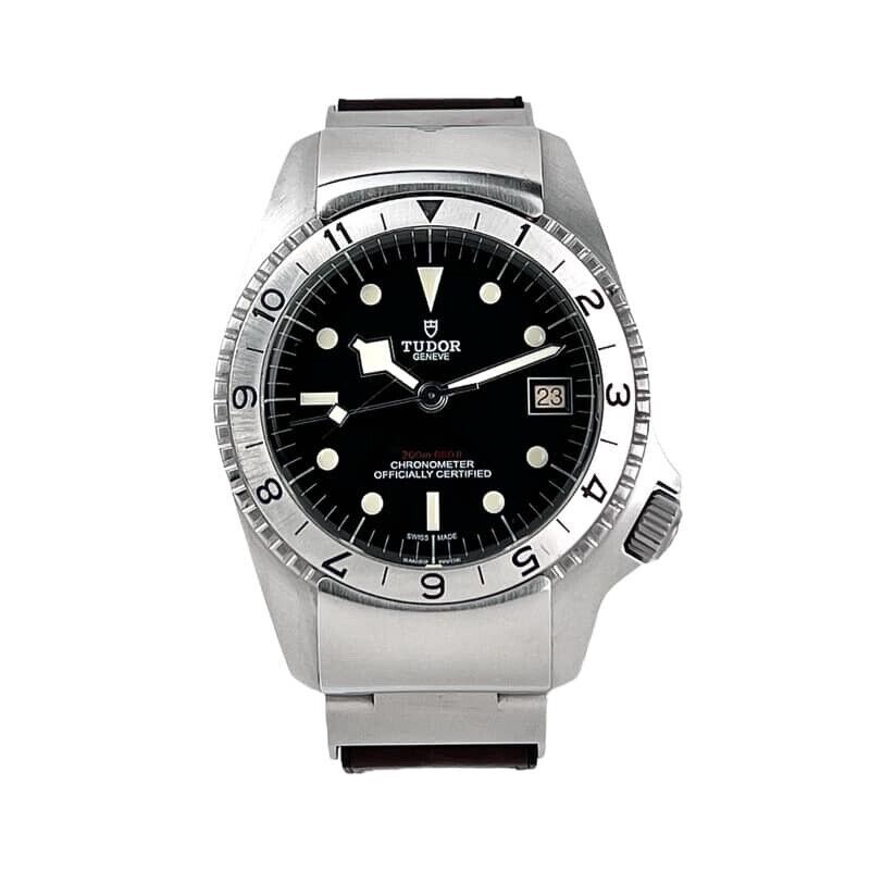 Tudor Black Bay P01 Automatic 42mm Stainless Steel Mens Strap Watch 70150