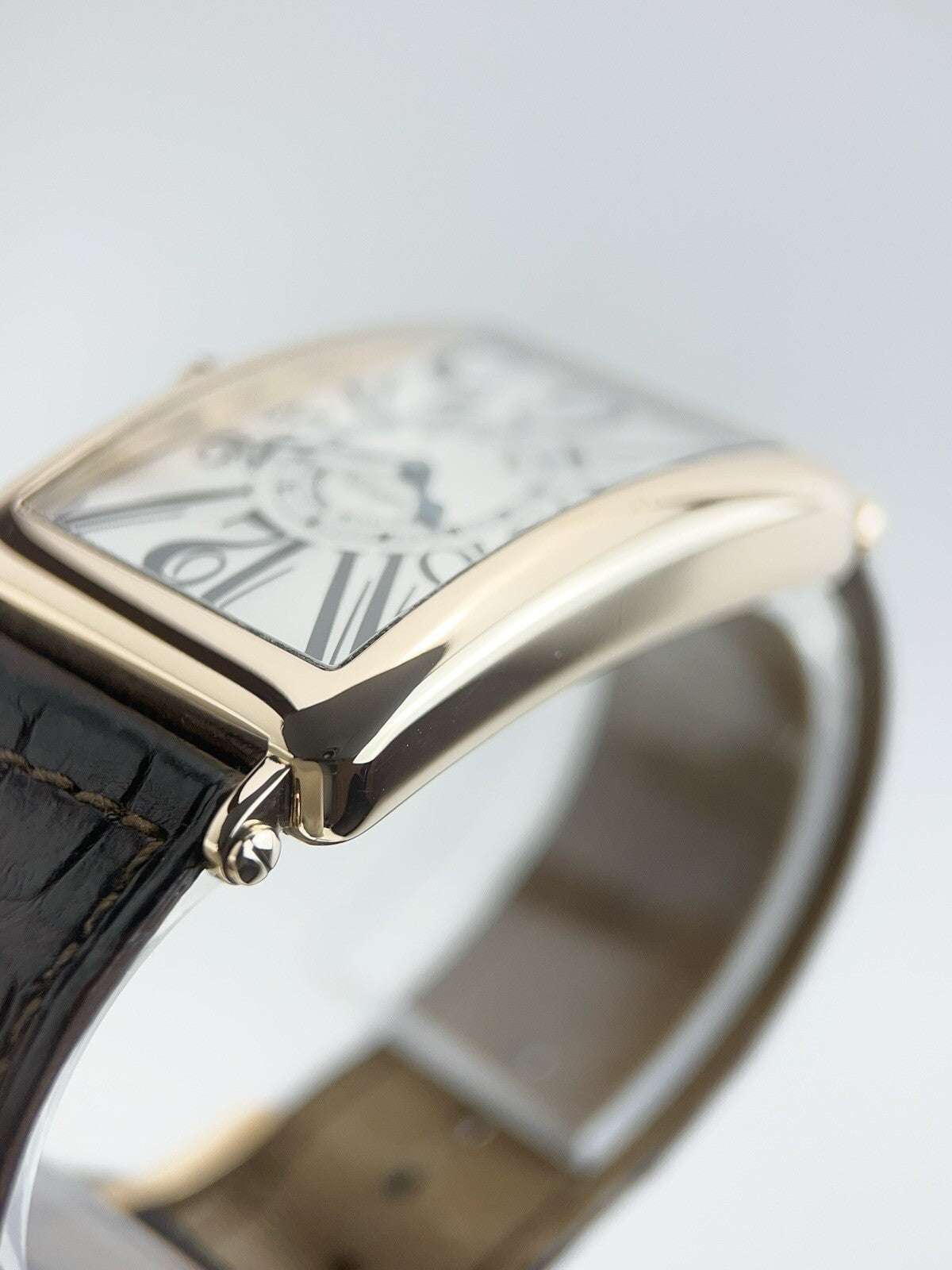 Franck Muller Long Island 18k Rose Gold 36mm Silver Dial Automatic Watch 1000SC