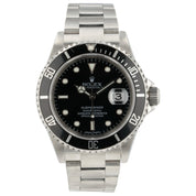 2007 Rolex Submariner Black Dial Stainless Steel 40mm Auto Men’s Watch 16610