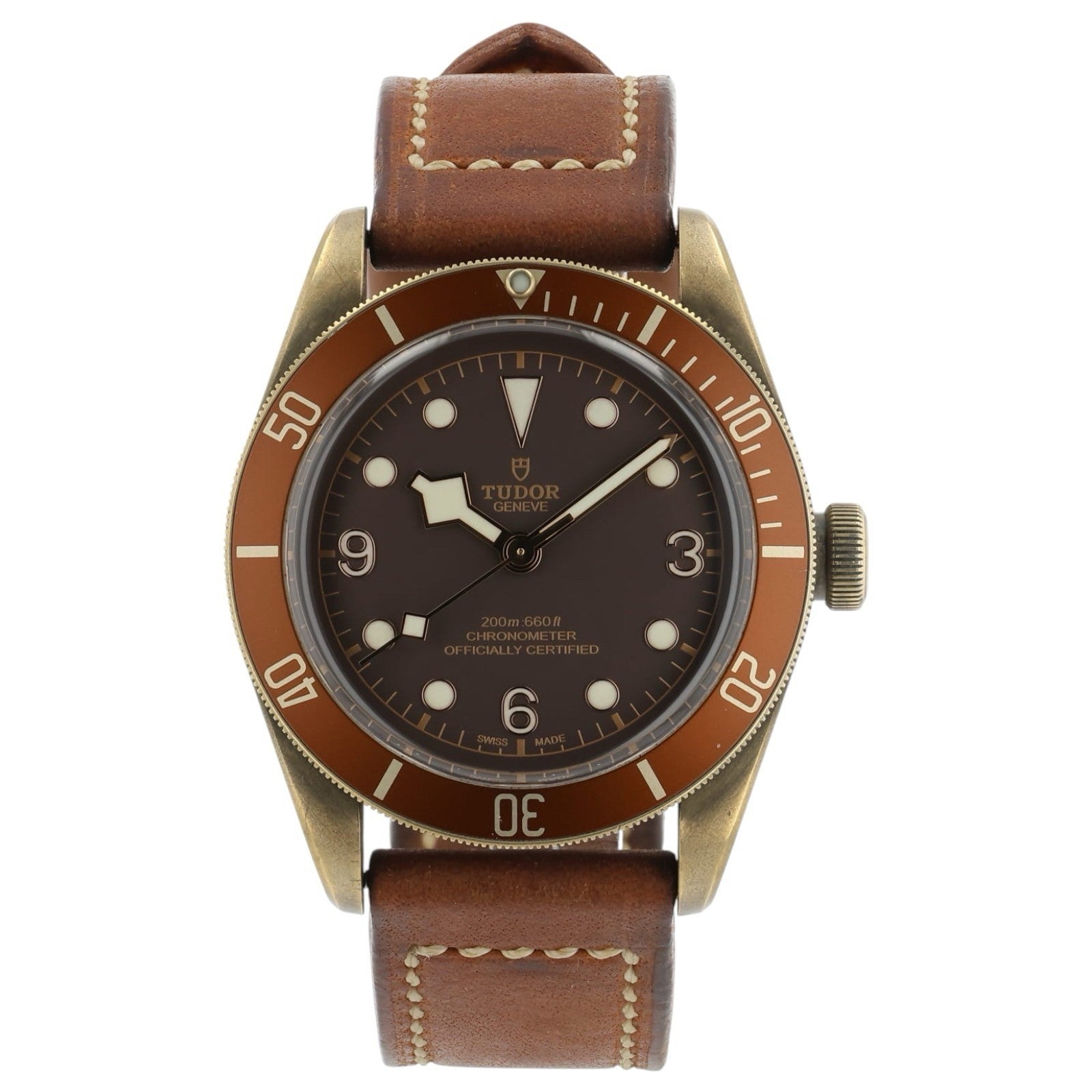 Tudor Black Bay Bronze Brown Dial 43mm Automatic Movement Men’s Watch 79250BM