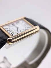 Cartier Tank Solo 18k Rose Gold Quartz Women's Watch Watch 3168