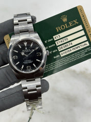 Rolex Explorer Steel 39mm MK1 Automatic Men’s Watch 214270 W/ Papers