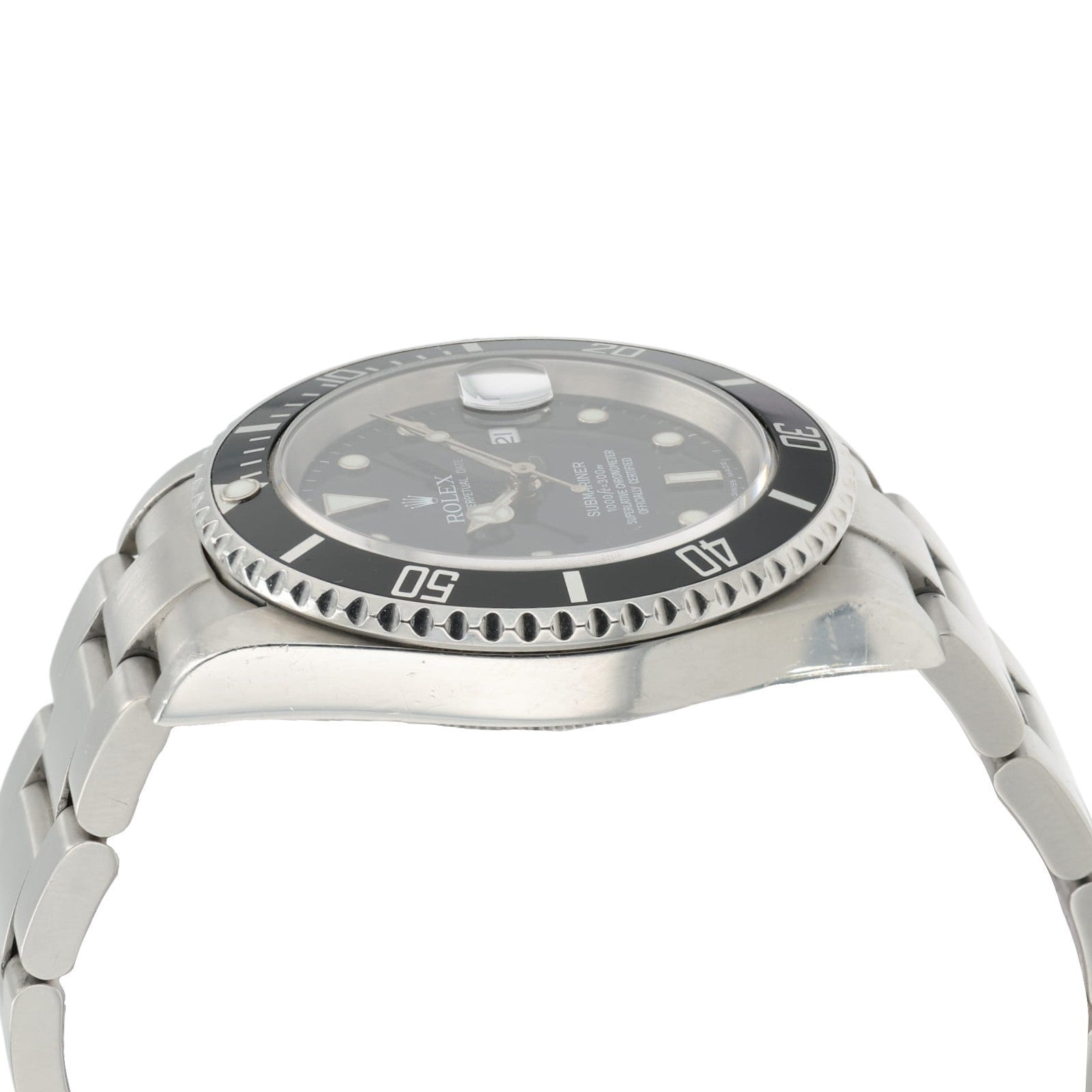 Rolex Submariner Black dial Stainless Steel 40mm Automatic Mens Watch 16610