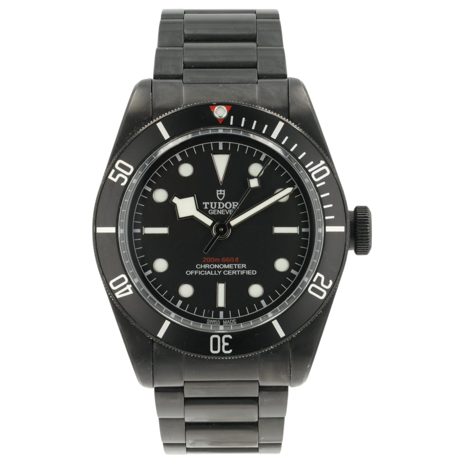 Tudor Black Bay Dark Black Dial PVD Coated Stainless Steel 41mm Men's 79230DK