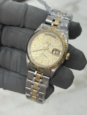 TUDOR Prince Date Day 76213 Champagne Dial Men's Two Tone Automatic Watch - READ
