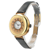 WW1 Trench Watch White Dial 18k Gold 33mm Wind Up Movement Unisex Watch
