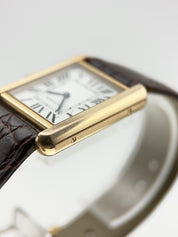 Cartier Tank Solo 18k Yellow Gold and Steel Quartz Unisex Watch 3168