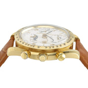 Omega Speedmaster Moonphase White Dial 18k Yellow Gold 39mm Auto Men’s Watch