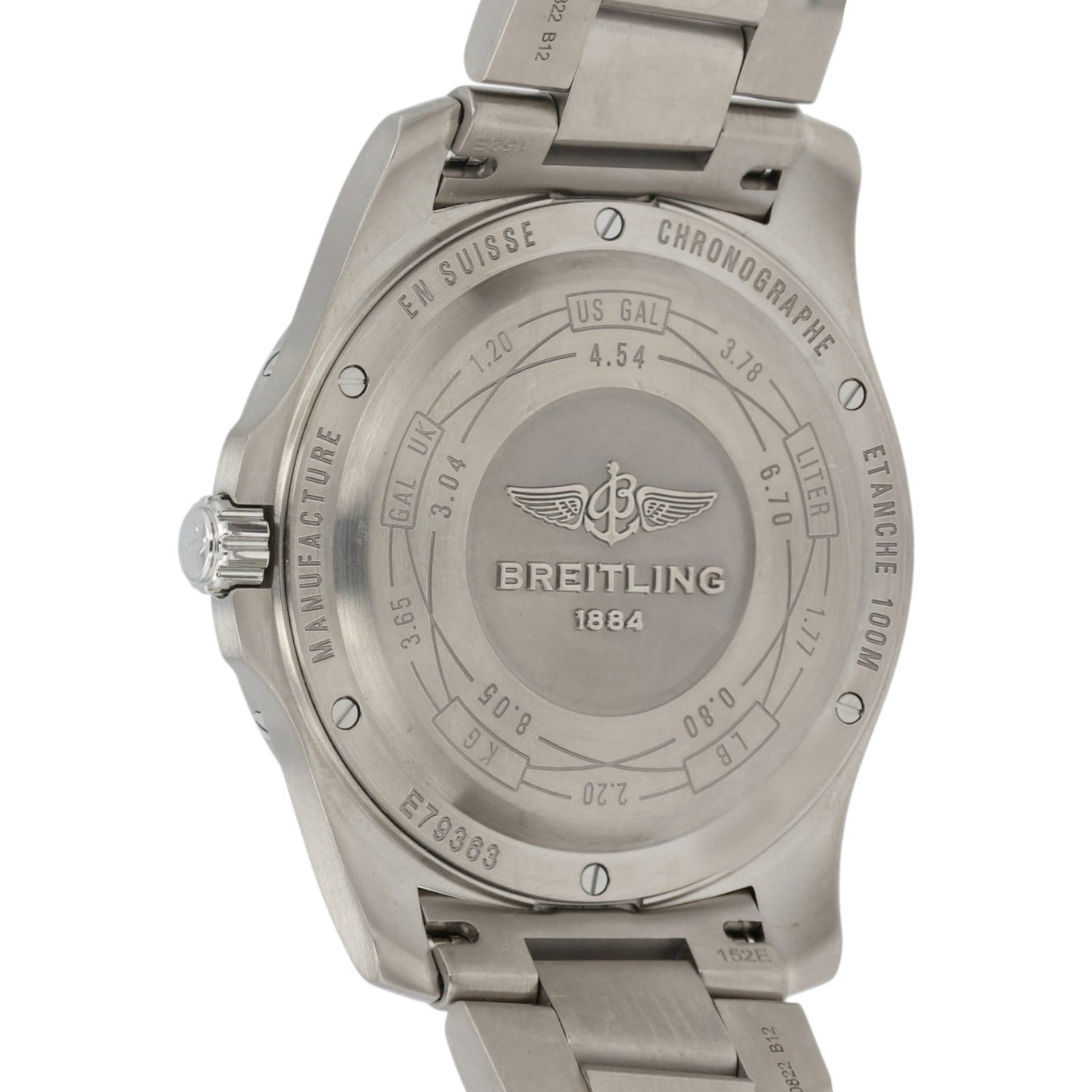 Breitling Aerospace Black Dial Titanium 43mm Quartz Movement Men’s Watch E79363