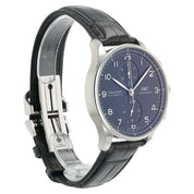 IWC Portugieser Chronograph Black Dial Steel 41mm Automatic Men’s Watch IW371609