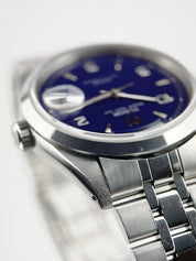 Tudor Prince Date Day Stainless Steel Blue Dial 36mm Automatic Mens Watch 76200