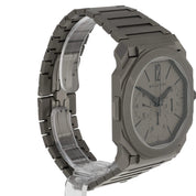 Bulgari Octo Finissimo Titanium Grey Dial 42mm Automatic Mens BGO 42 TXT CHGMT