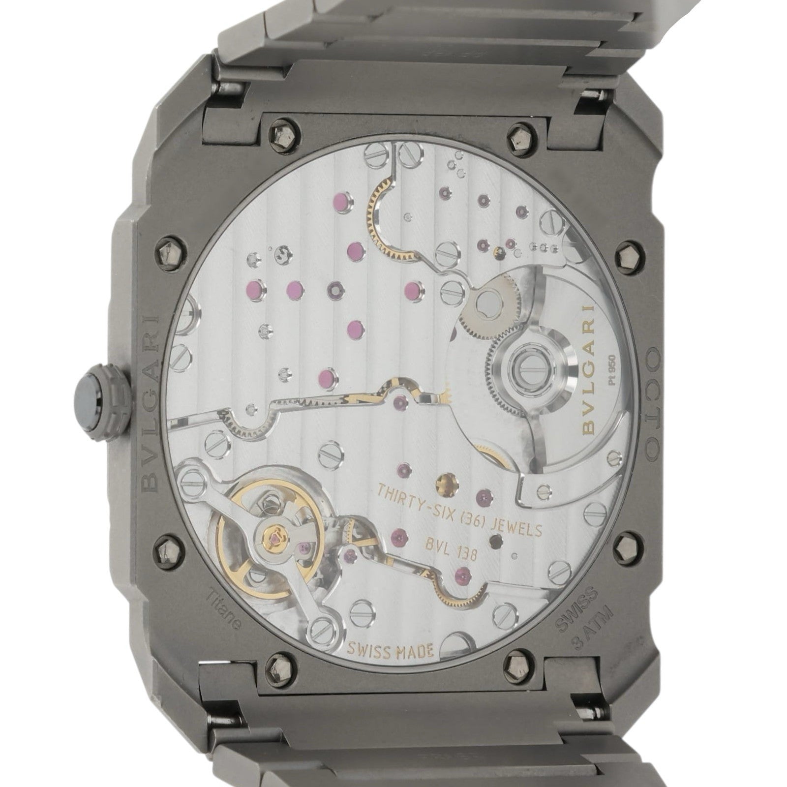 Bvlgari Octo Finissimo Titanium Grey Dial 40mm Automatic Men's Watch BGO40TXT