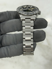 Tudor Black Bay Pro Stainless Steel GMT Men's Black Dial Watch 79470