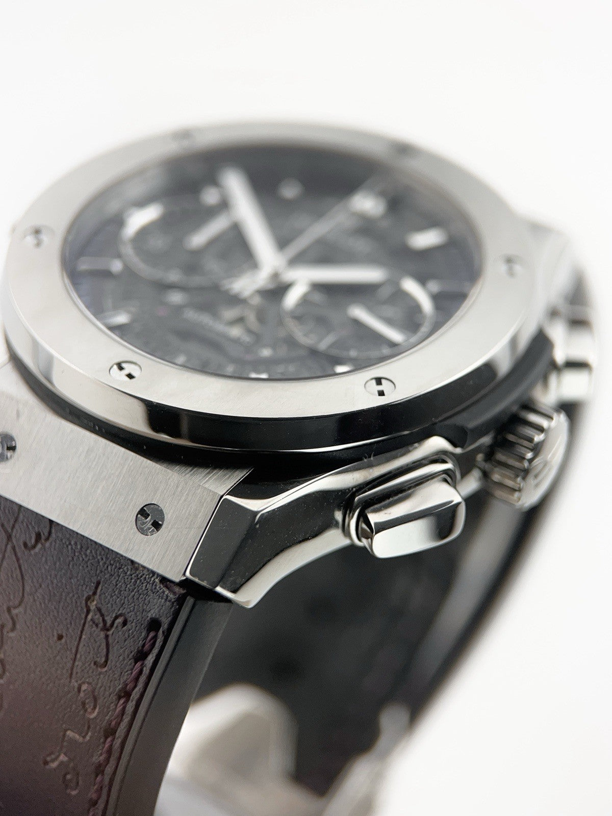 Hublot Classic Titanium Skeleton Dial 45mm Automatic Men's Watch 525.NX.0170.RX