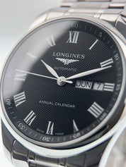 Longines Master Annual Calendar Steel Black Dial 40mm Automatic Mens L29104516