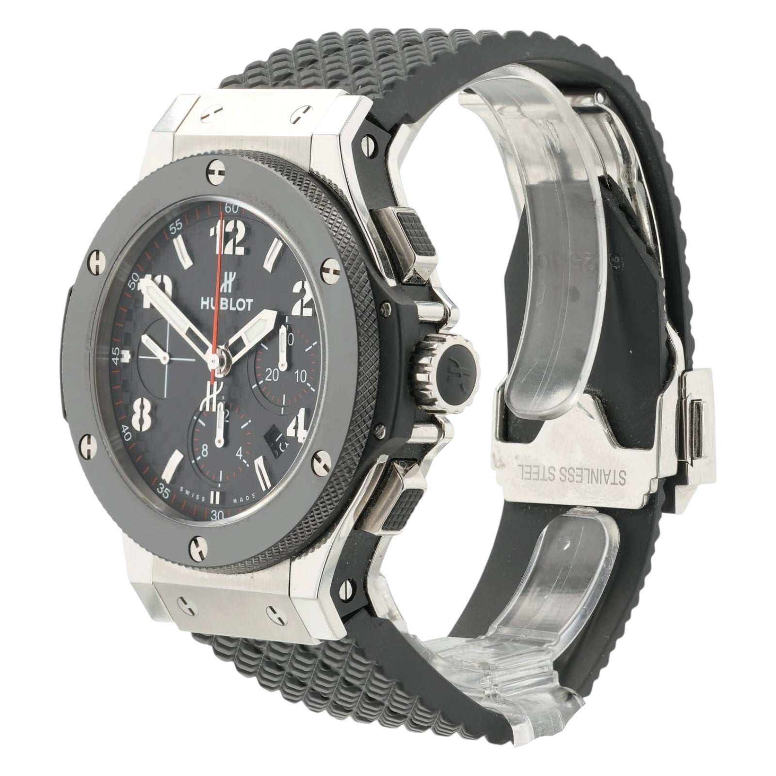 Hublot Big Bang Black Carbon Fiber Dial Steel 44mm Automatic Mens 301.SB.131.RX