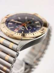 Breitling Chronomat Gold & Steel Grey Dial 42mm Automatic Mens Watch UB0134