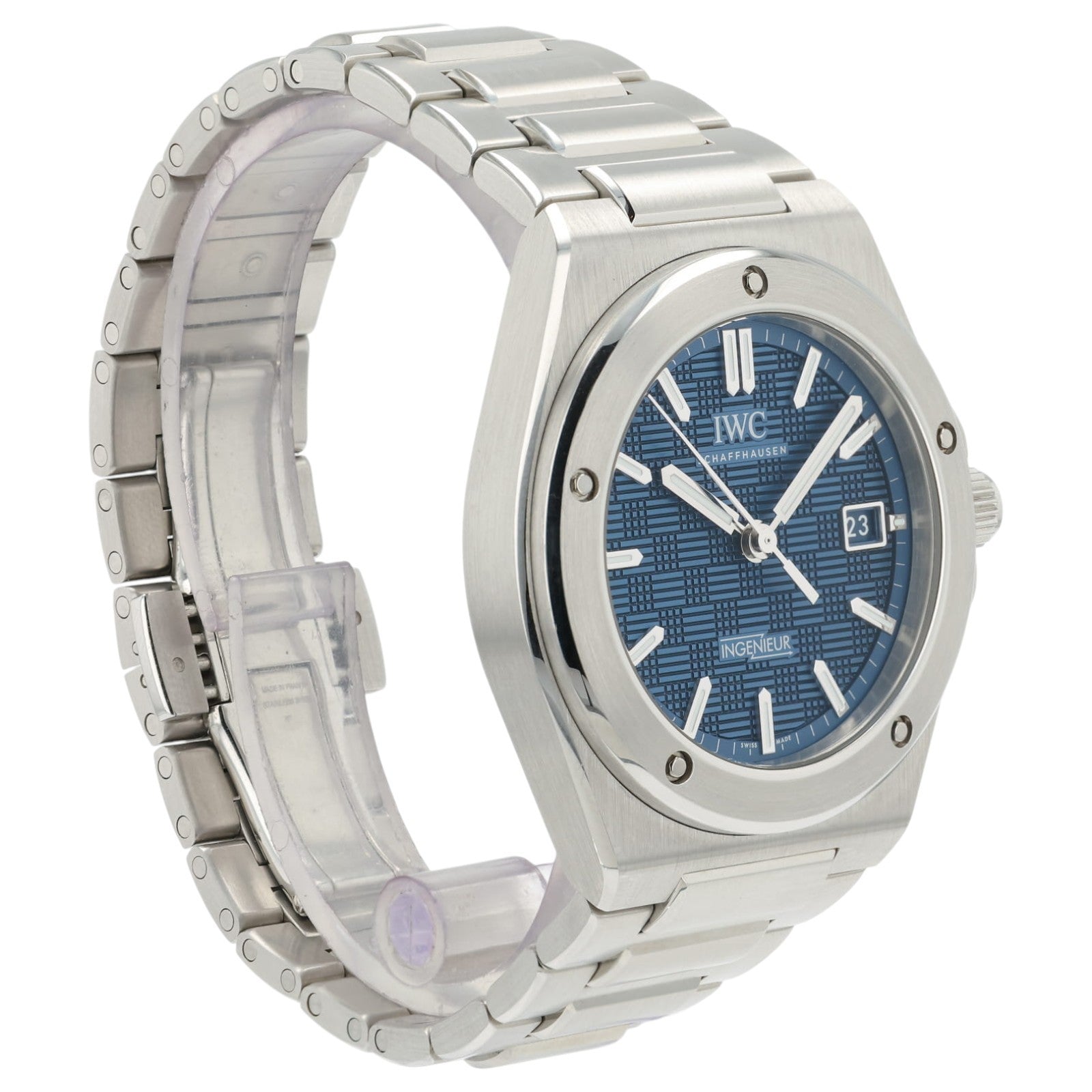 2025 IWC Ingenieur Blue Dial Stainless Steel 40mm Automatic Mens Watch IW328907
