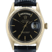 Rolex Day-Date Black Dial 18k Yellow Gold 36mm Automatic Men’s Watch 1803