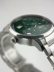 Glashutte Original PanoMaticLunar Steel Green Dial 40mm Auto 1-90-02-13-32-70