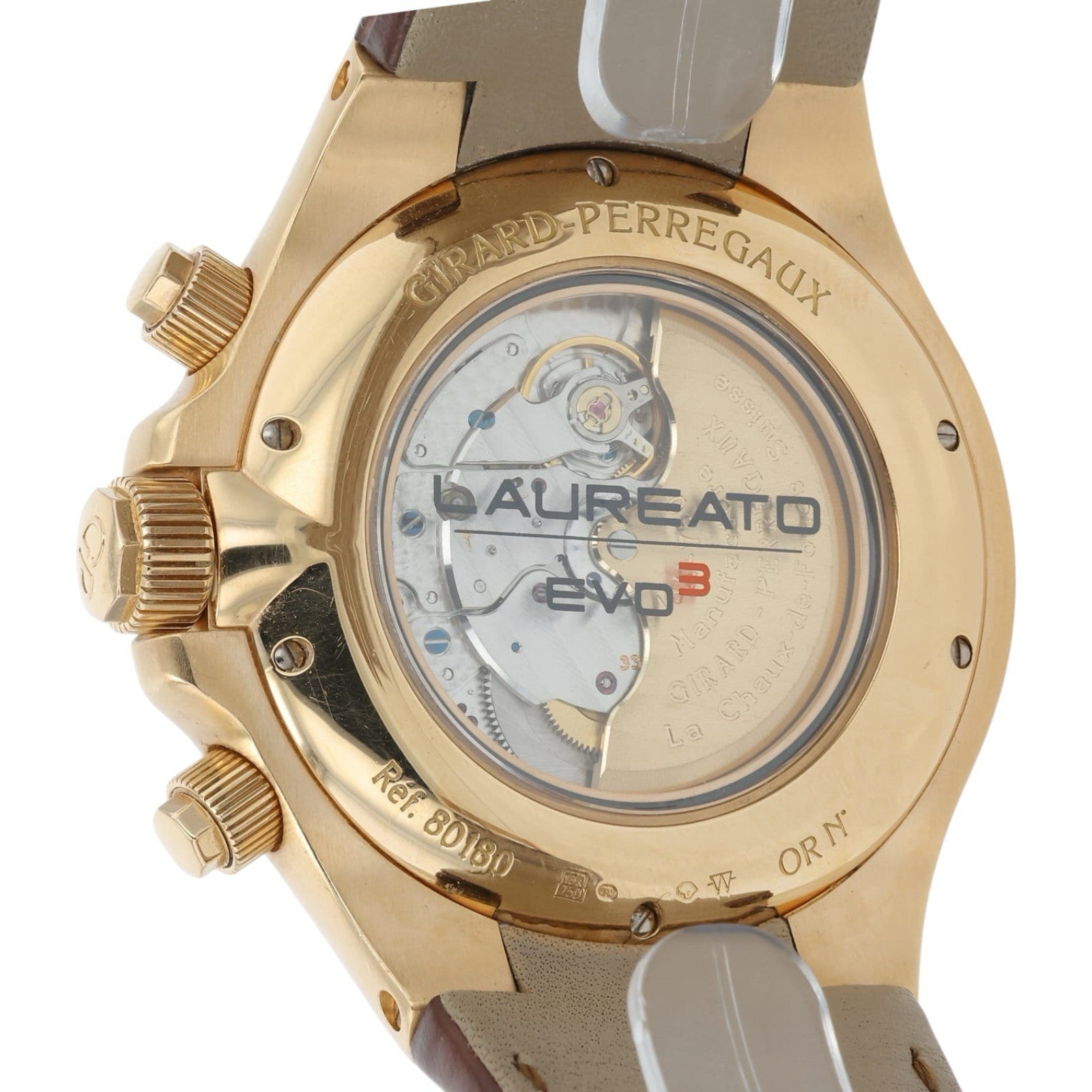 Girard-Perregaux Laureato Evo3 Grey Dial 18k Rose Gold 44mm Automatic Mens 80180