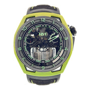 HYT Hastroid Green Laser Titanium & Carbon Black Dial 48mm Manual Wind Watch