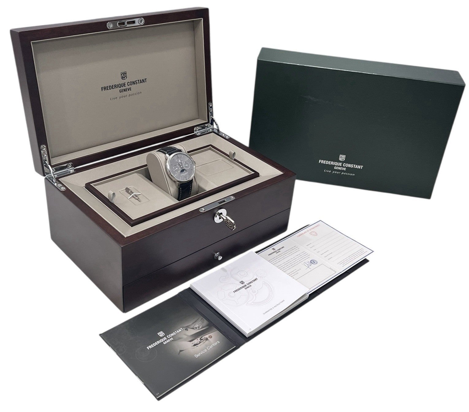Frederique Constant Slimline Perpetual Steel Grey Dial 42mm Automatic FC-775G4S6