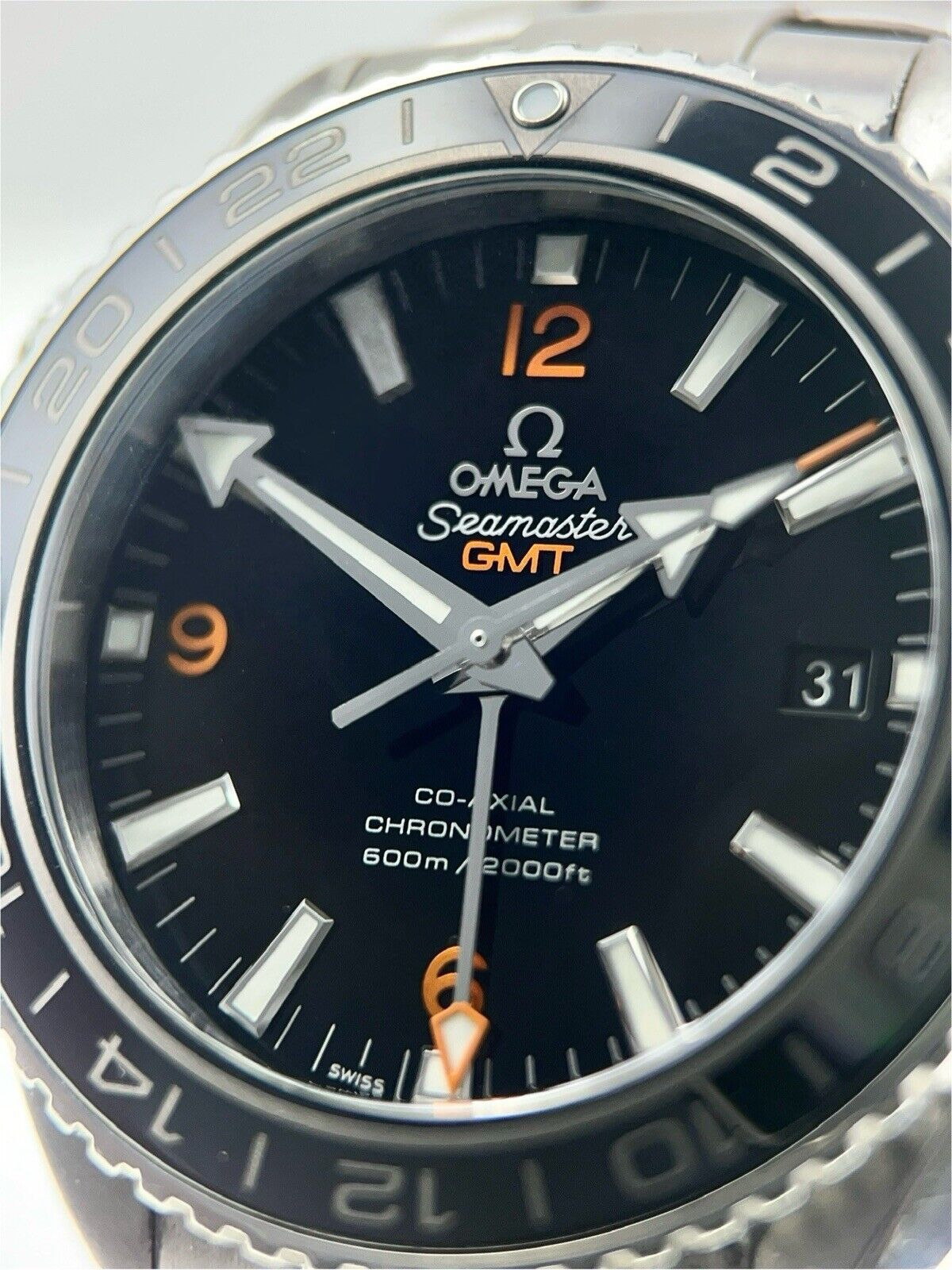 Omega Seamaster Planet Ocean GMT Stainless Steel 44mm Automatic Men’s Watch